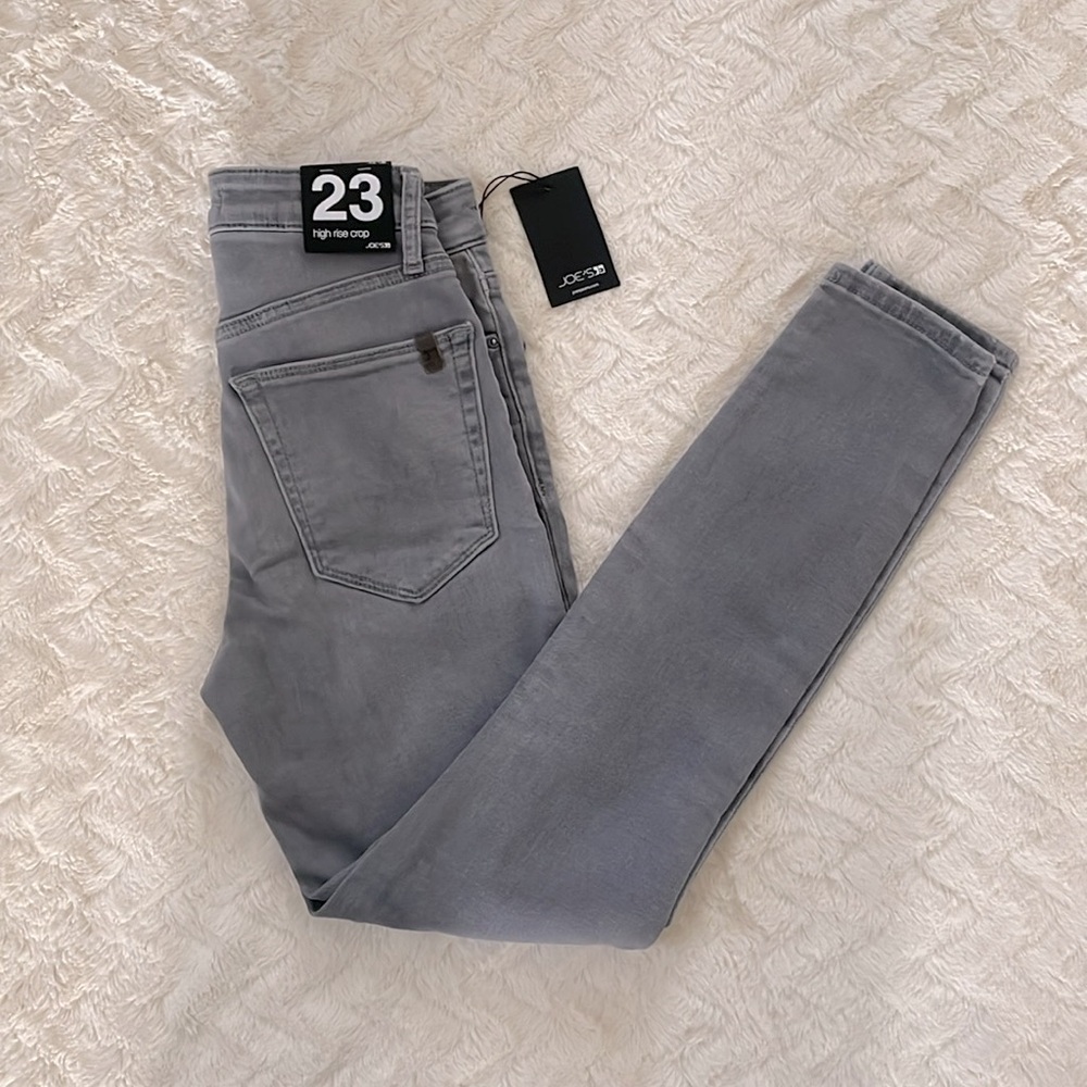 Joe’s Jeans Women's Grey High Rise Crop - size 23 Gray - Picture 3 of 3
